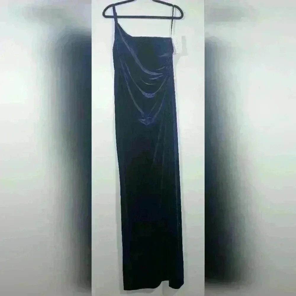 NEW REVELRY JADE VELVET DRESS.